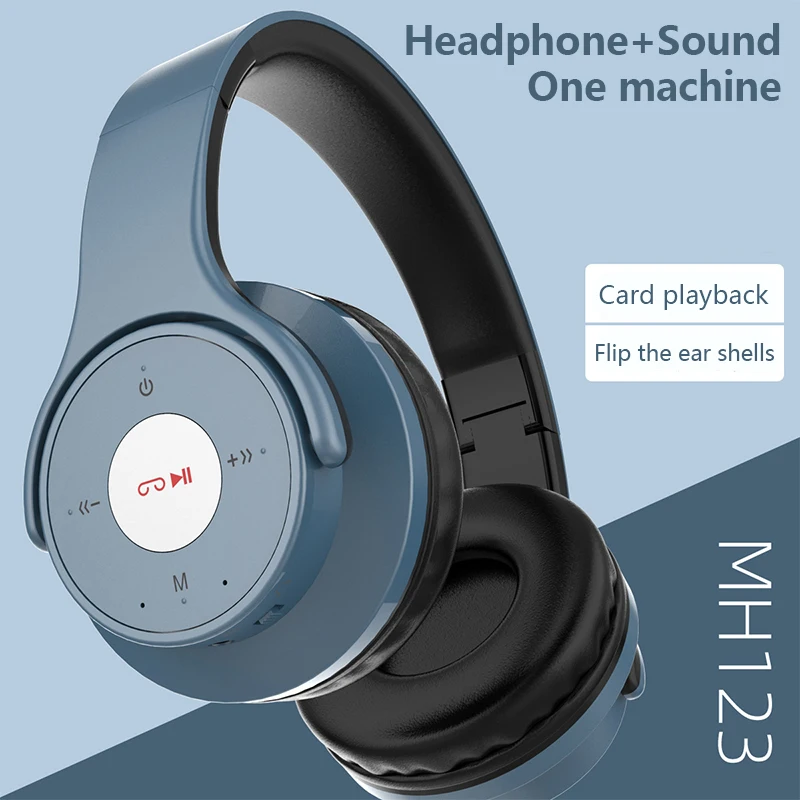 Bluetooth headset with external speaker dual purpose wireless speaker