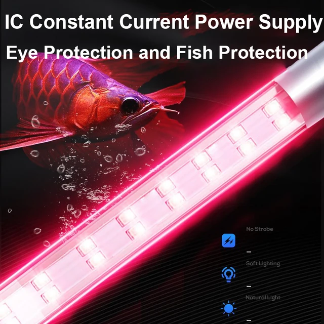 Fish Tank Light 7.8W Light 27CM Length Extensible Clip on Lamp LED Wide Angle Light 3