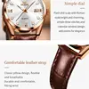 OLEVS Classics Leather Strap Quartz Watch for Women Fashion Elegant Diamond Ladies Watch Waterproof Date Women's Quartz Watch 5
