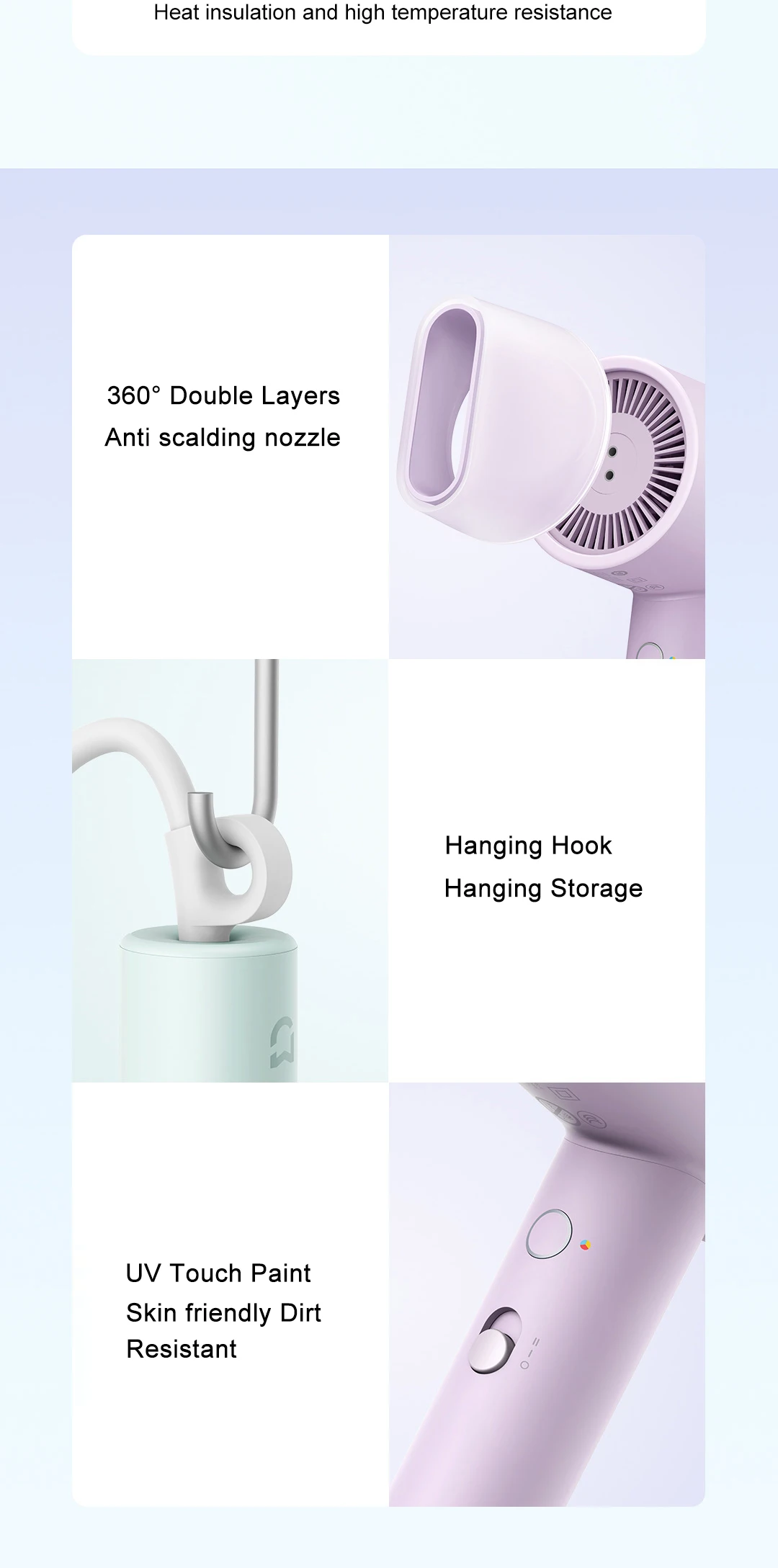 Xiaomi Mijia H301 Anion Hair Dryer description image 15