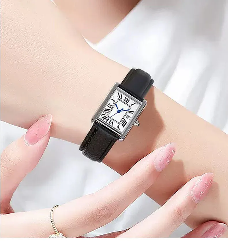 16mm 17mm 19mm 20mm 22mm 23mm Für Cartier Tank Must London Solo Rindsleder Uhrenarmband Schnelle Demontage Faltstiftschnalle – Detail 9