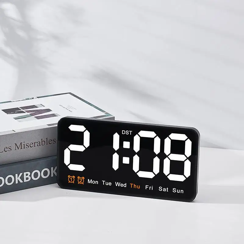 Digital Wall Clock Simple Large Screen Hanging Dual Purpose
