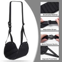 1/3PCS Travel Hammock Suspended Adjustable Office Hammock with Airplane Footrest for High Speed Rail Car Outdoor Furniture 2