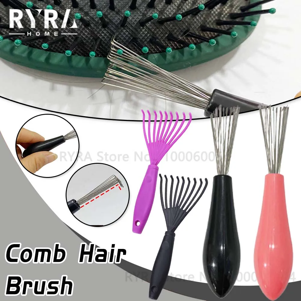 2-in-1 Comb Cleaning Brush Hair Brush Cleaner Tool Hair Brush Remover Rake  Hair Brush Cleaning Tool Removing Hair Dust Home - AliExpress