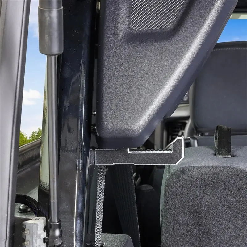 NEW-리어 트렁크 T자형 후크(2개), 포드 브론코 2021+ 2/4 도어용(식료품 가방 장착 브래킷)-스포츠 에디션은 포함되지 않음