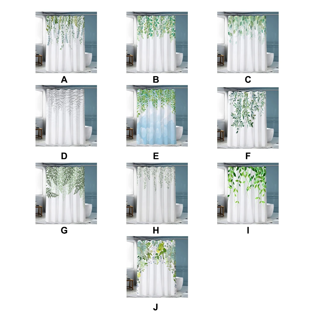 

White Bathroom Shower Curtain Waterproof And Space-saving Luxurious Easy To Clean Shower Curtain For Bathroom Durable