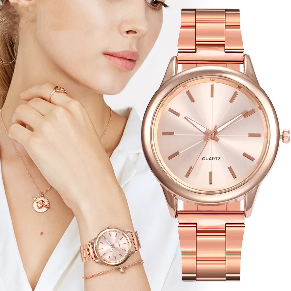 

2024 Luxury Wristwatch Quartz Stainless Steel Dial Casual Bracele Wrist Gift for Women Clock Ladies Gold Watch Reloje Para Mujer