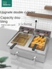 Tqh Desktop Deep Frying Pan Commercial Electric Fryer Constant Temperature Large Capacity French Fries Chicken Chop 2