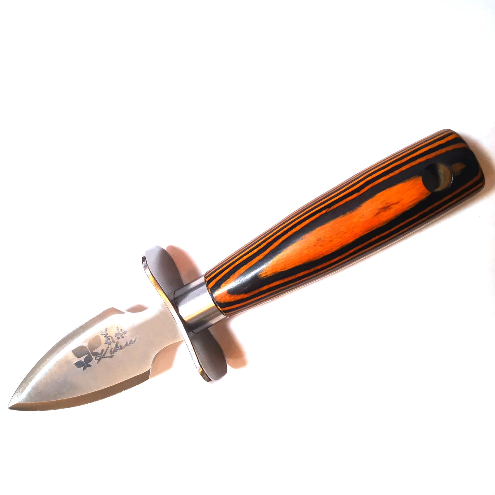 Kikushui Oyster Knife Kitchen Seafood Tool Wood Handle Stainless Steel Raw Shell Knife Shellfish Tool with High Quality