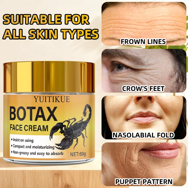 BOTAX continuous use; firming and moisturizing, non-greasy, easily absorbed. Suitable for all skin types.