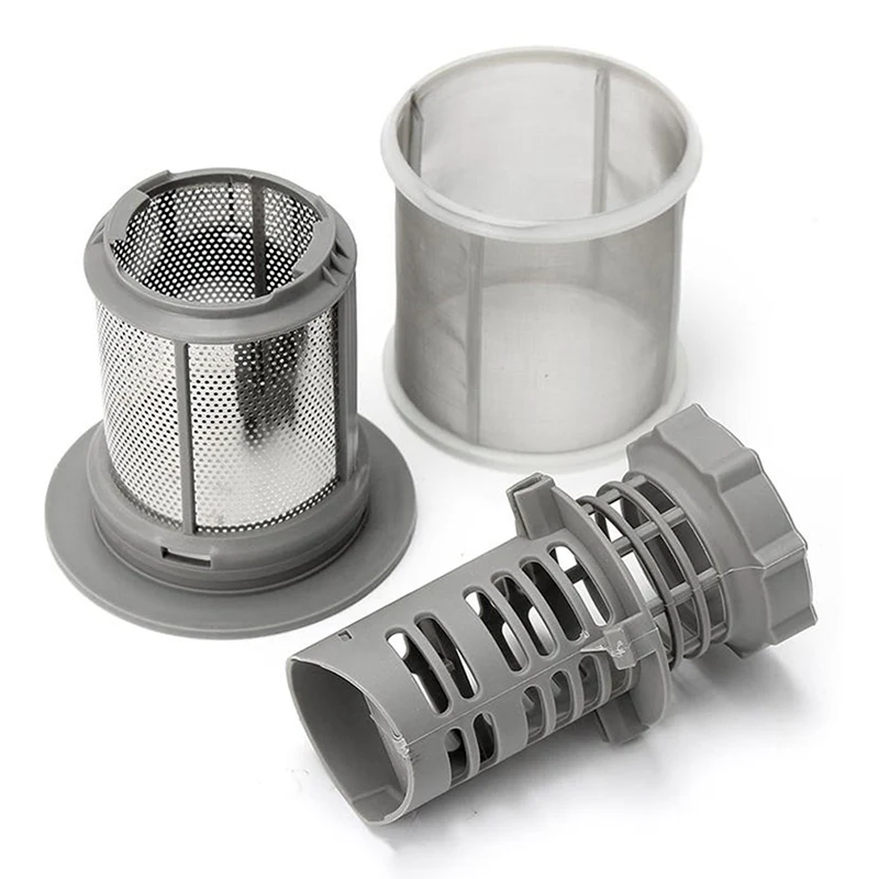 Dishwasher Mesh Filter Set Tool Grey For Dishwasher Series Replacement Universal Kitchen Dish Cleaning Machine Accessories 1