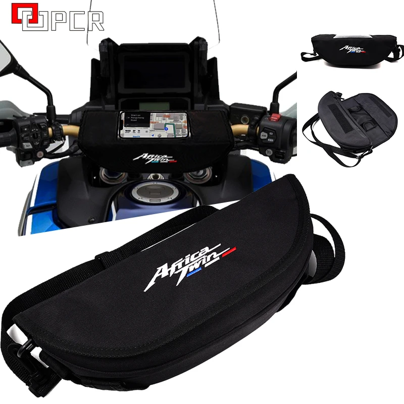 Motorcycle Handlebar Waterproof Storage Travel Bag For Honda Africa