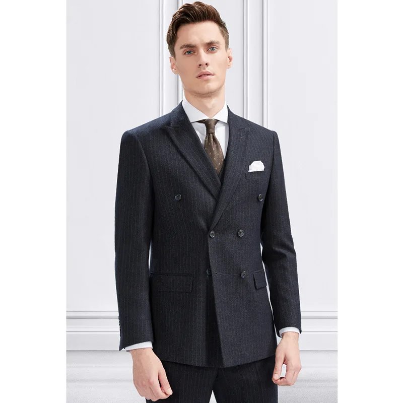 

2679-R-Suit men's three-piece autumn and winter professional formal suit business men and women the same work clothes interview