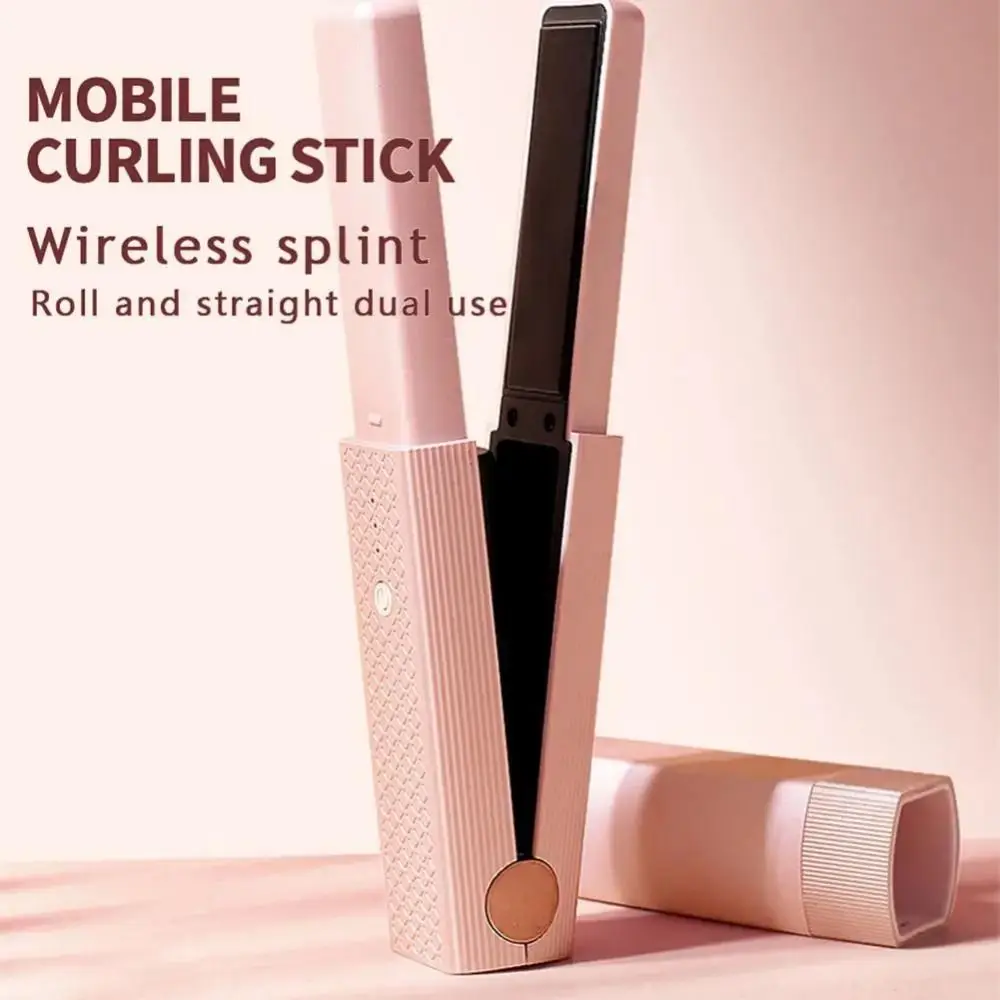 Even Heat Distribution Mini Hair Straightener Anti-Burn Temp Adjustable Hair Straightening Irons No Damage To Fast Heating