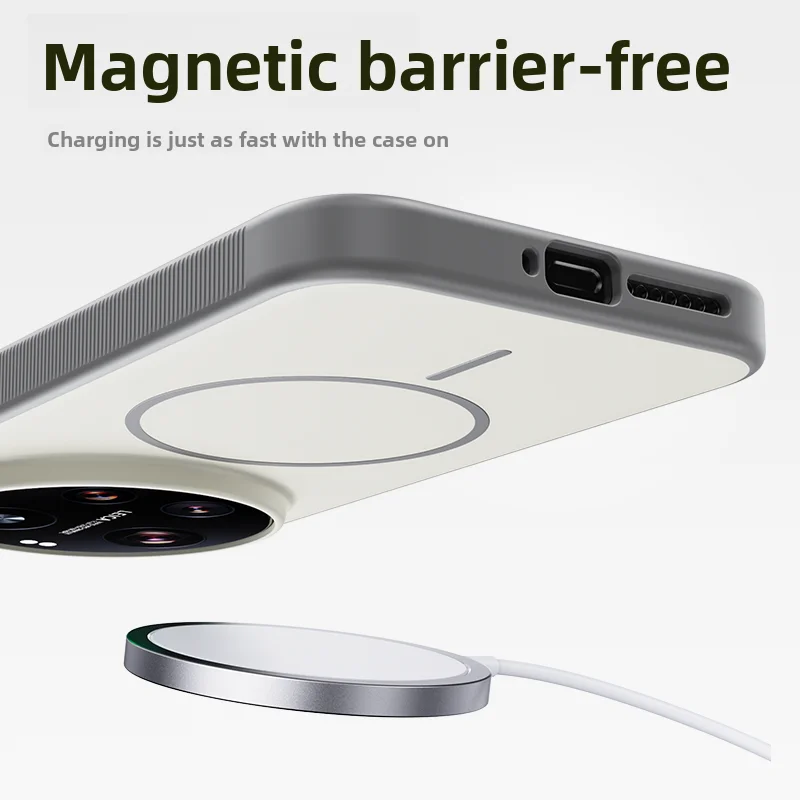 Enhanced Magnetic Shockproof Case - Fashionable, Skin-Friendly, Anti-Drop Protection