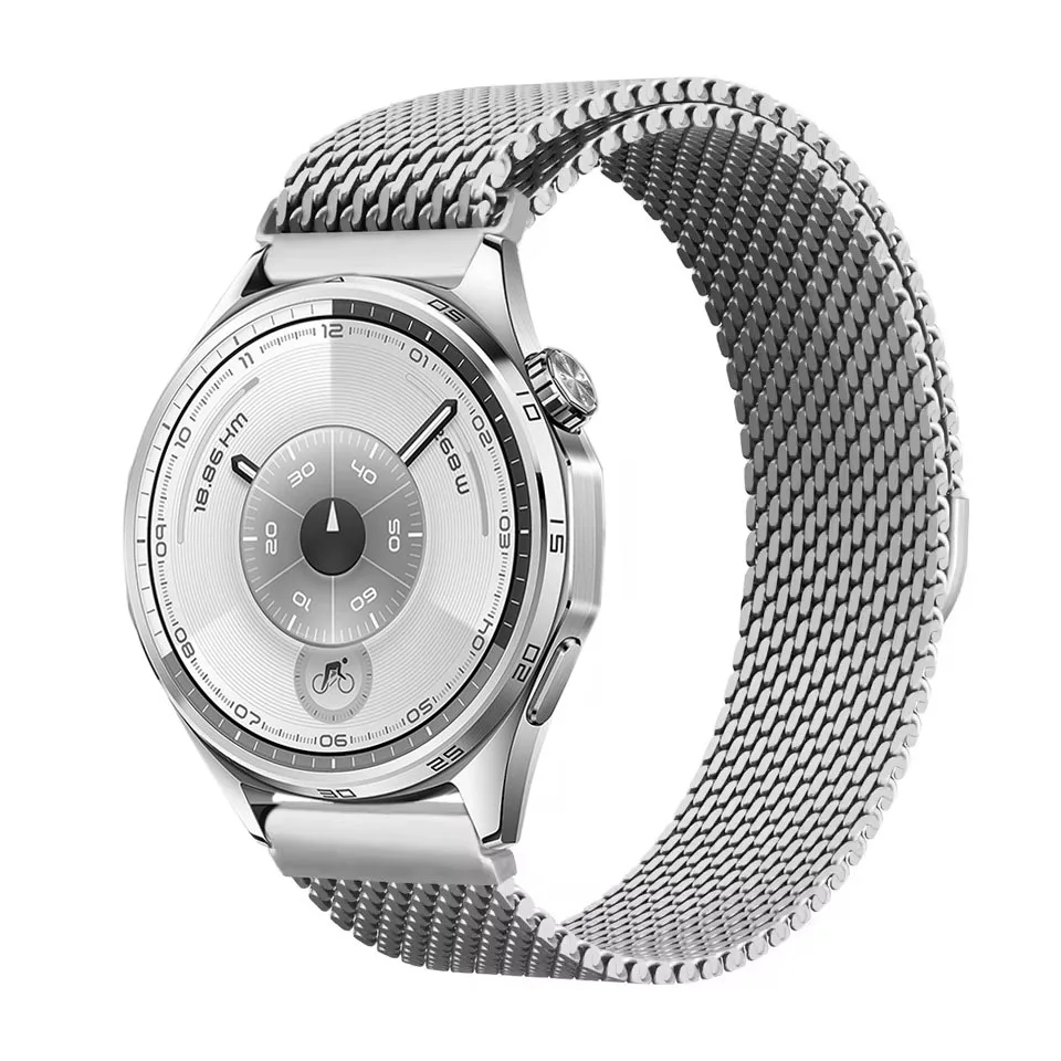 Magnetic Stainless Steel Watchband, Available in 18mm, 20mm, 22mm Sizes