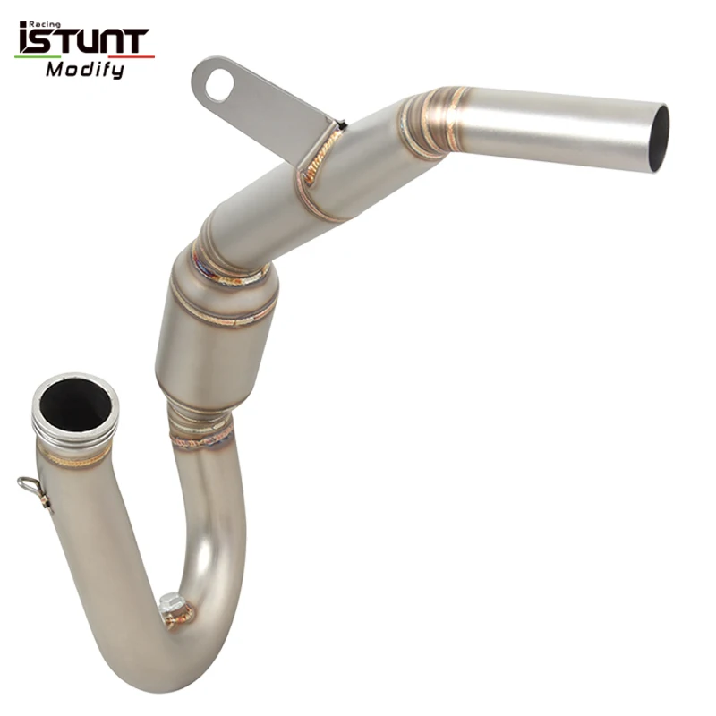 For KTM 250 300 EXC TPI SX XC 2017 - 2019 Motorcycle Exhaust Escape Moto Front Link Pipe With Catalyst Connect Original Muffler - Image 4