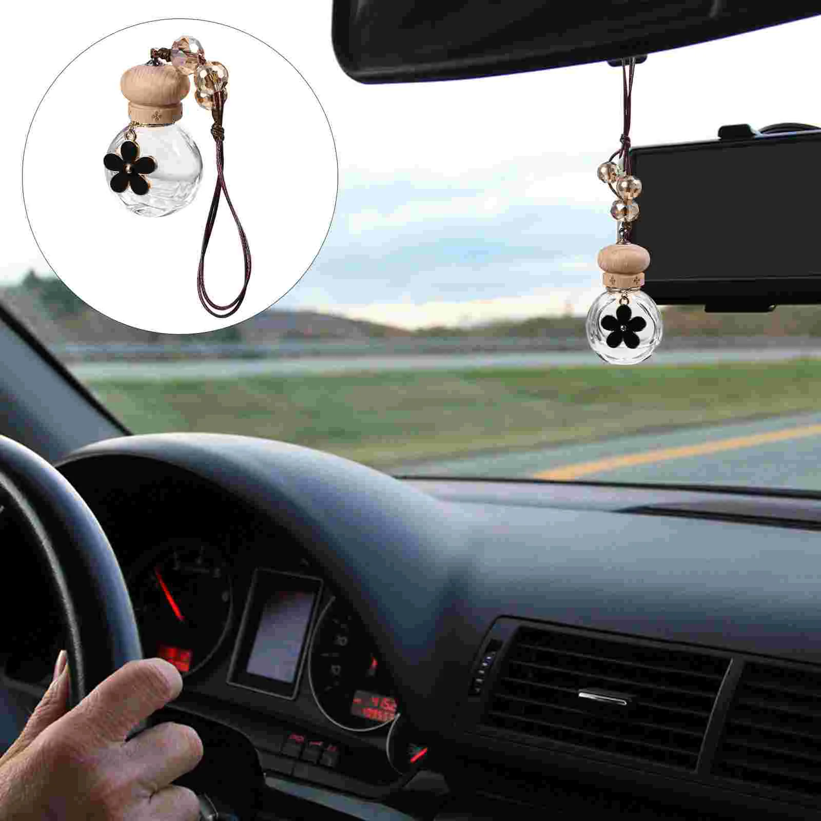 

Pendant Car Hangings Air Diffuser Men's Perfume Interior Decorations Mirror
