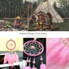 Handmade Dream Catcher with Feather Wall Car Home Hanging Decor White 3