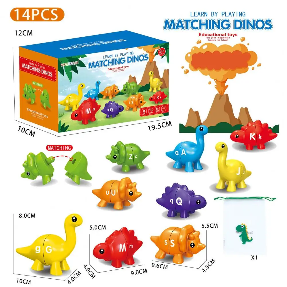 Coleção Alfabetizar Dinossauros - Números - Brinquedo Educativo de