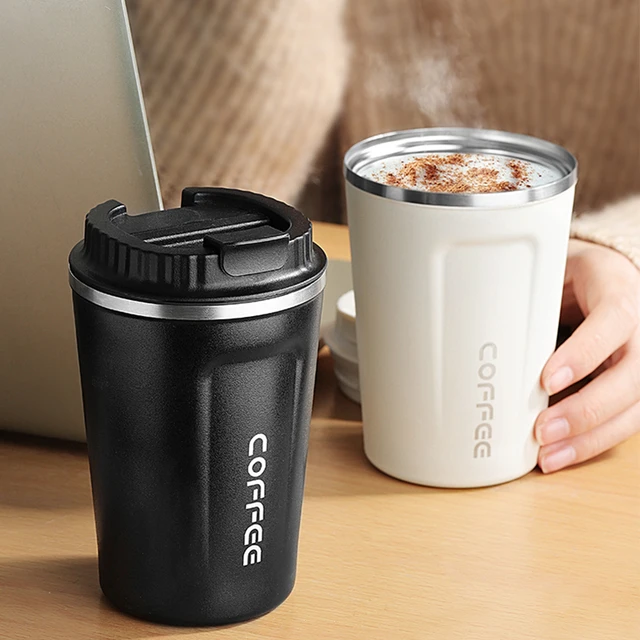 380/510ML Stainless Steel Coffee Mug Leak-Proof Thermos Travel Thermal  Vacuum Flask Insulated Cup Milk Tea Water Bottle RR2187 - AliExpress