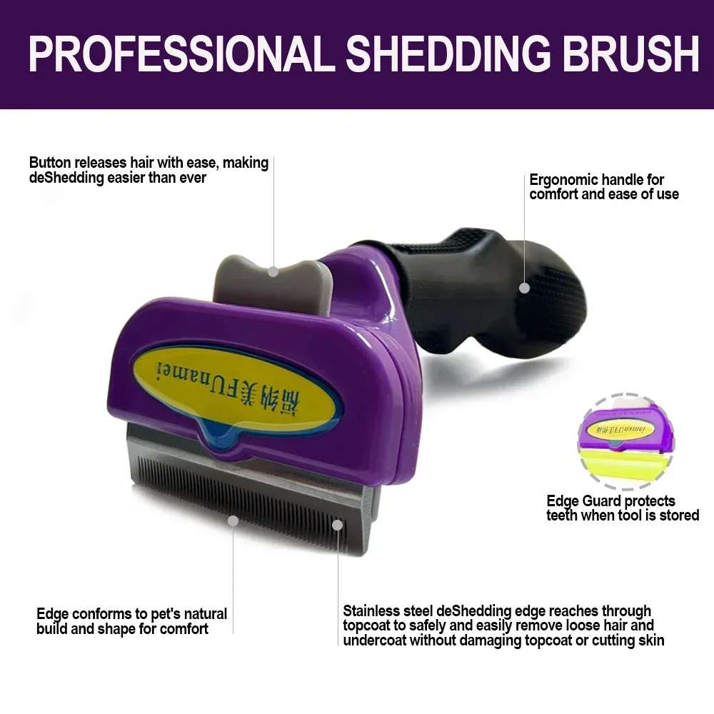 Pet Hair Removal Grooming Comb 2