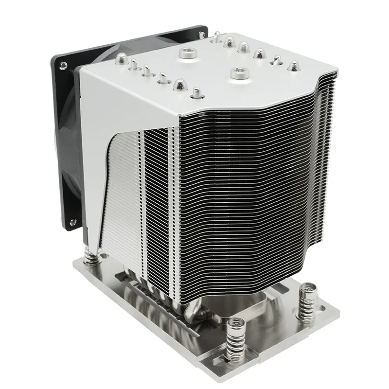 Servidor Cpu Radiador Heatpipes para Amd Sp3 Tr4 Dois Rolamento de Esferas Ventilador Silencioso 4u - Imagem 3