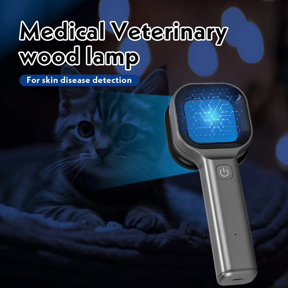 Veterinary Woodard Lamp 365nm UVA LED Light Source Pet Medical Wood lamp For Pet