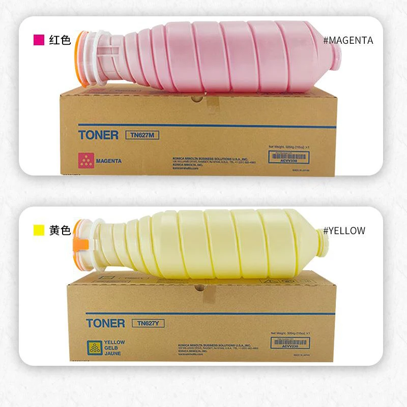 Compatible original quality toner TN-627 TN627 Toner Cartridge For Konica Minolta AccurioPress C12000 C14000 ACVV130 TN627 Toner