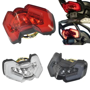 E-Mark LED fanale posteriore integrato fanale posteriore posteriore freno indicatori di direzione luce per DUCATI Multistrada V4 V4S Rally Sport 2021 2022 2023 2024