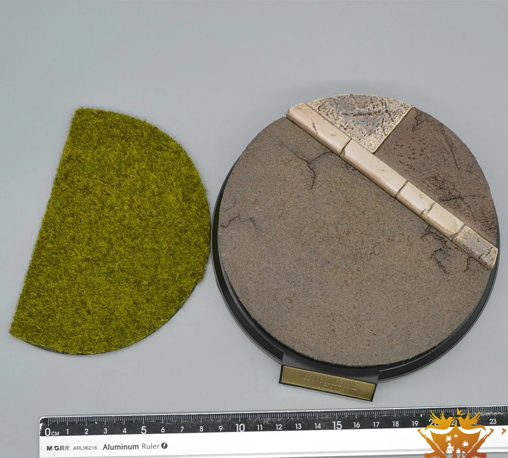 1/6 Damtoys Dam Dms033 Padrino Vito Coleon Golden Years Edition Green Lawn Round Platform Con Firma Speciale Per I Fan