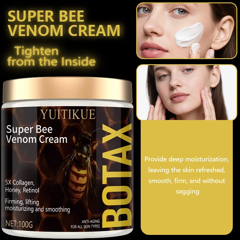 Super bee venom cream, can smooth, firm, lift, and moisturize the skin, anti-aging, suitable for all skin types