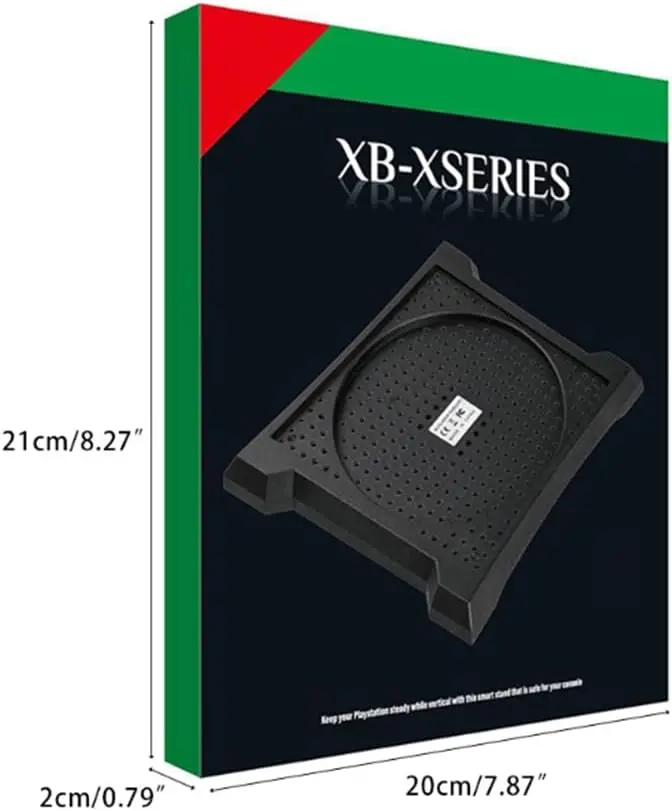Xbox 시리즈 X 콘솔용 수직 냉각 스탠드 베이스 스탠드 홀더