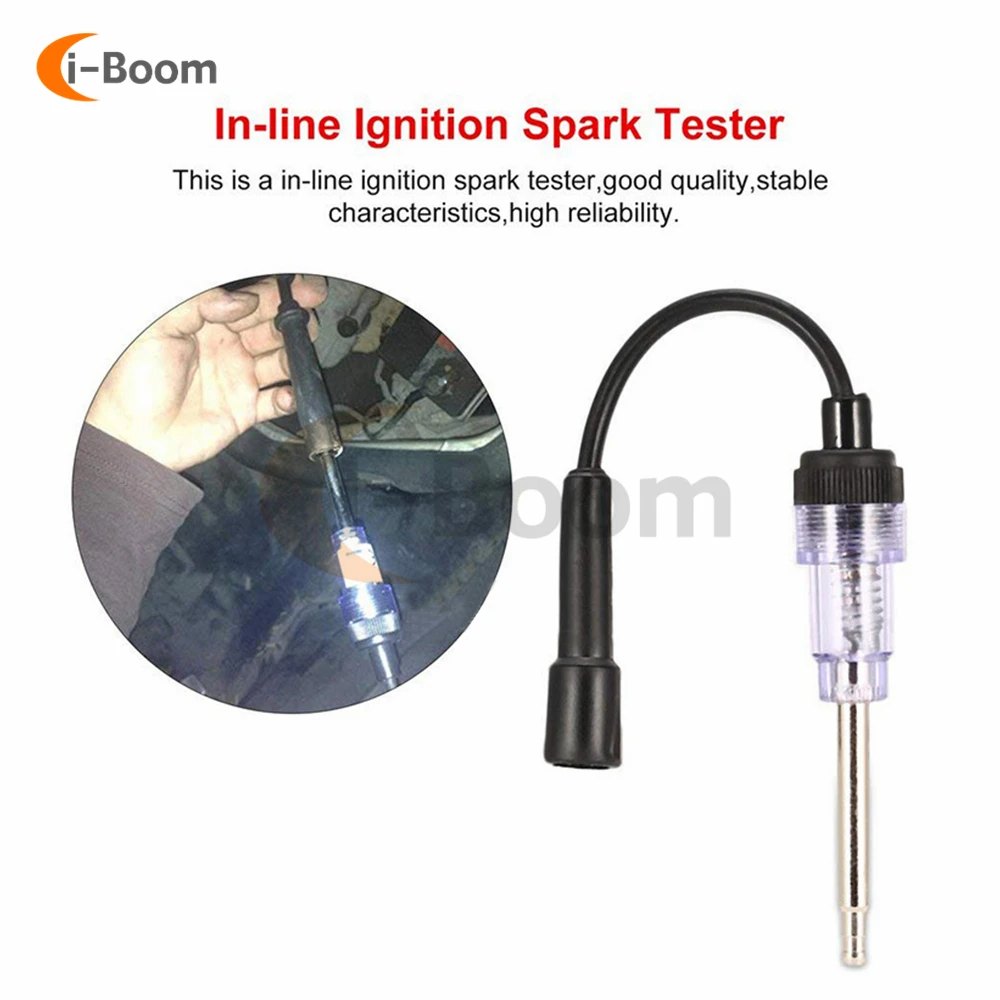 

Car Auto Spark Plug Ignition Coil Tester Pen Ignition System Test Diagnostic Tool In-Line Bus Analyzer Spark Plug checker