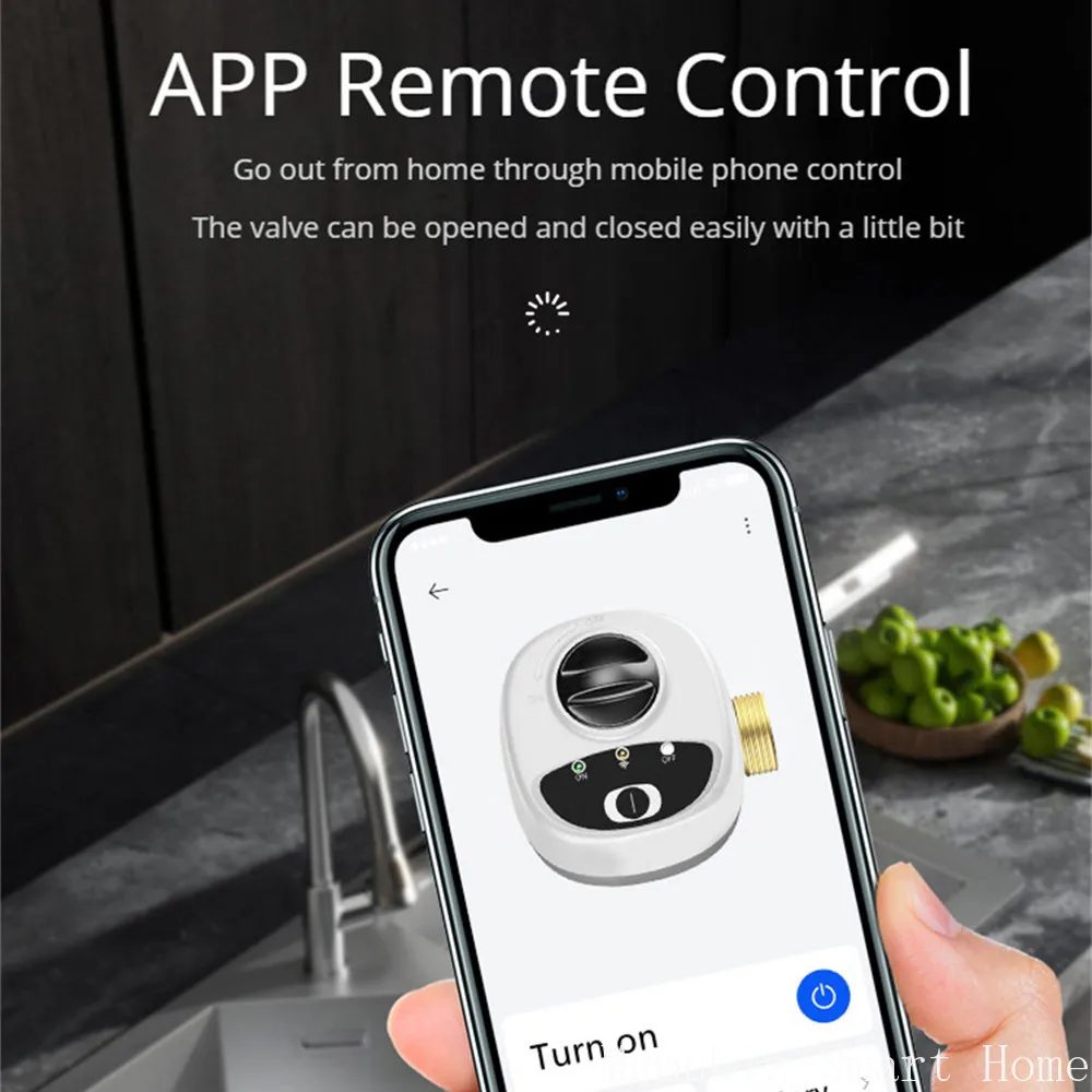 Válvula Inteligente Ewelink App Wifi Desligamento de Água e Gás Automático Controle sem Fio Compatível com Alexa Dn15 Dn20 Dn25 - Image 2