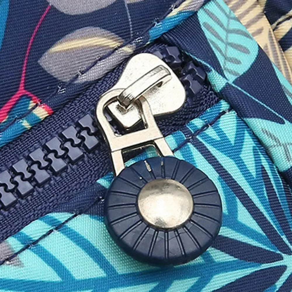 Fashion Printing Nylon Cloth Bag Simple Leisure Large Capacity Multi-pocket Waterproof Travel Bag Shoulder Crossbody Bag