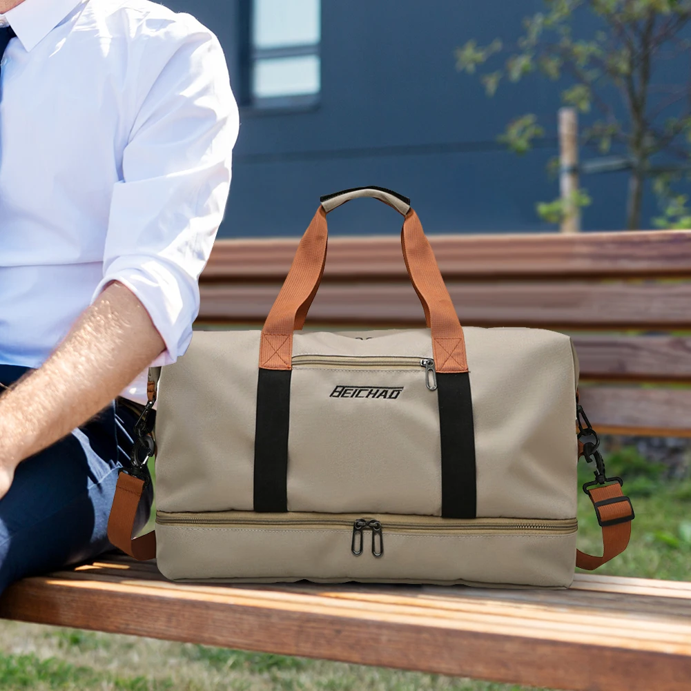 Casual Gym Sports Bag Large Capacity Shoulder Crossbody Bag Dry And Wet Waterproof for Weekend for Fitness Swimming