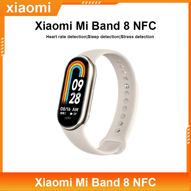Xiaomi-mi Band Nfc Pulseiras Inteligentes Display Amoled 1.62 Monitoramento da Freqüência Cardíaca Oxigênio no Sangue Bateria 190mah 150 Mais Modos Esportivos