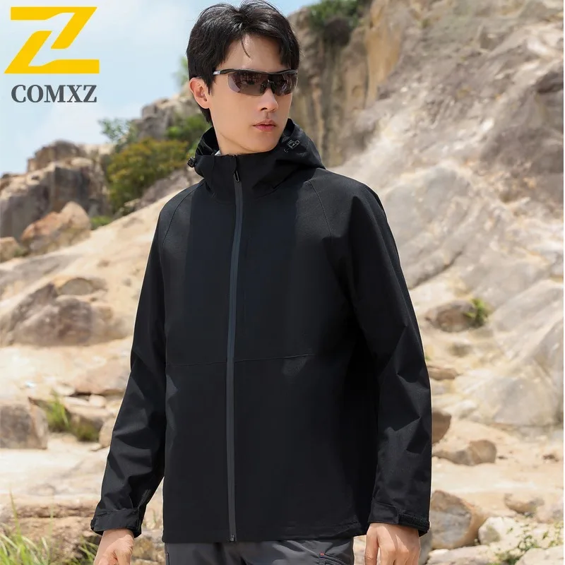 EiAO Jacket Couple's Colorblock Softshell Windproof Waterproof Breathable Outdoor Coat for Hiking Camping Fishing Lifestyle2025