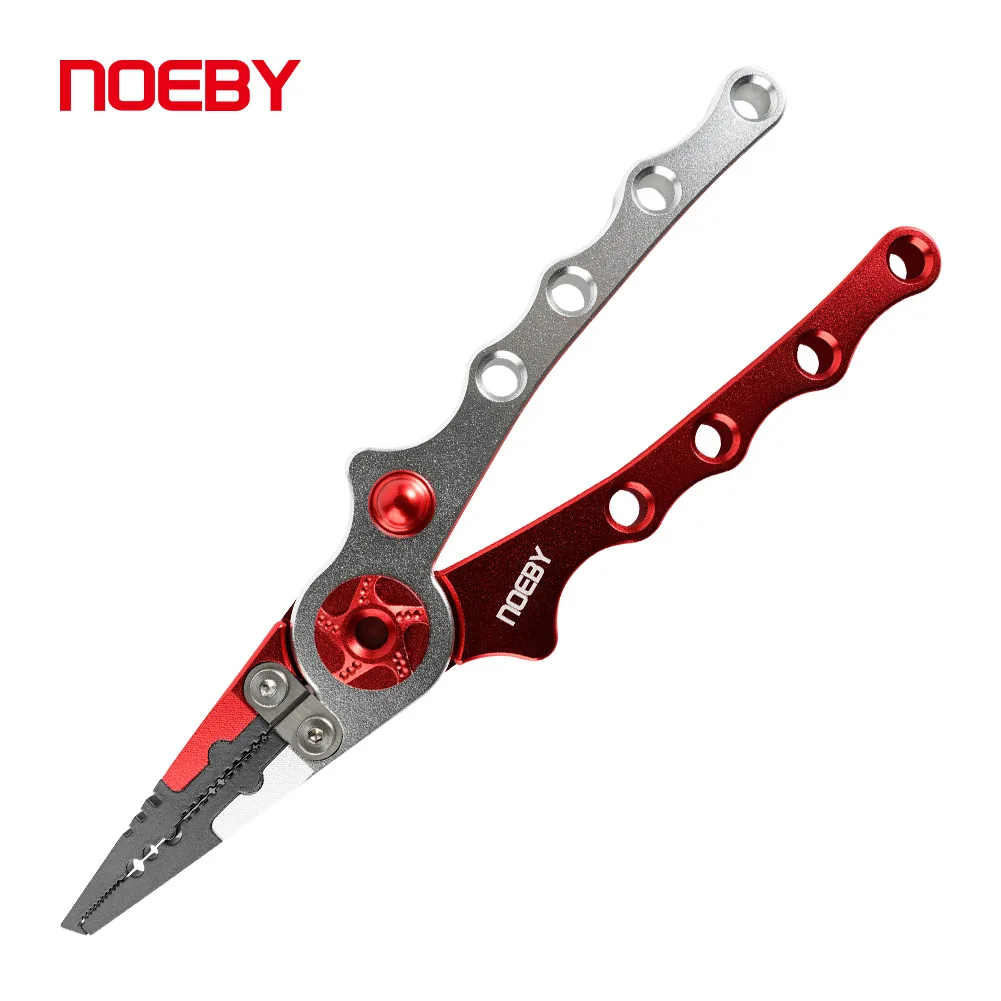 

Noeby Stainless Steel Fishing Pliers Split Ring Remove Hooks Multifunctional Cutting Line Pliers Tools for Sea Fishing Tackle