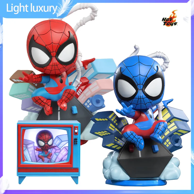 

Hot Toys COSBABY Spider Man Television Spider Man No Way Home Movie Character Model Collection Artwork Q Version kid Gifts