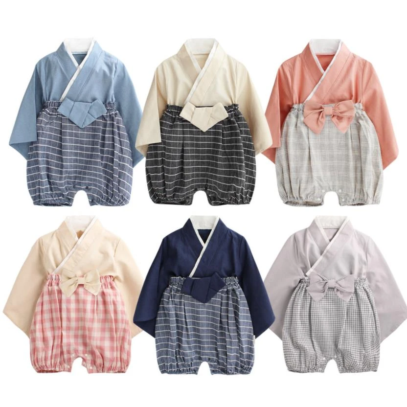 Rompers Pajamas Robes Bathrobe Uniform Japanese Baby Clothes