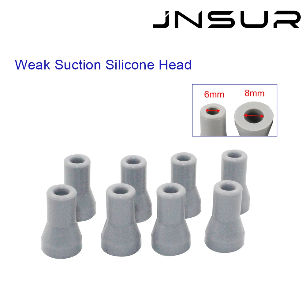 

JNSUR Dental Silcone Head for Weak Suction Universal Saliva Ejector Material Dentistry Material Supply Dental Unit Instruments