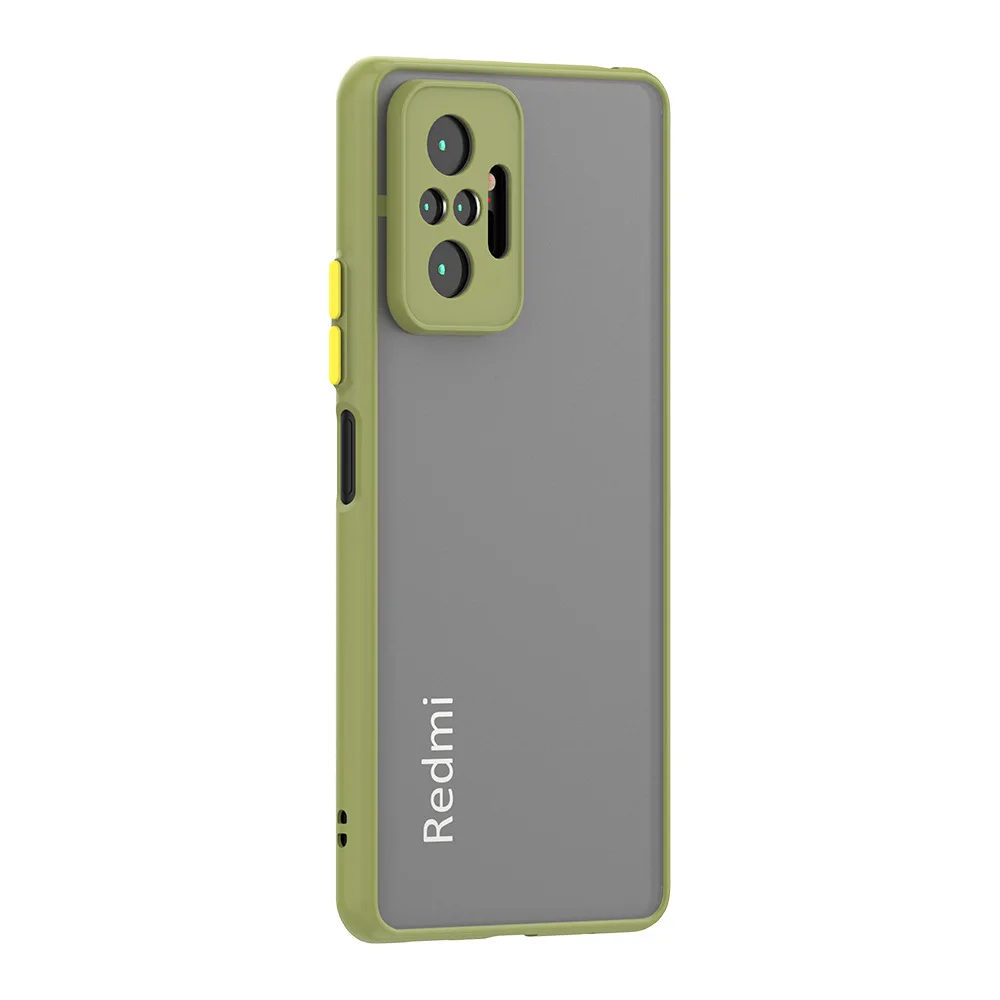 جراب هاتف صلب سيليكون غير لامع ، غطاء خلفي عالمي مقاوم للصدمات ، ملمس جلد ، Xiaomi Redmi Note 10 Pro Max ، 10s ، Note10 ، 4G ، Poco F3