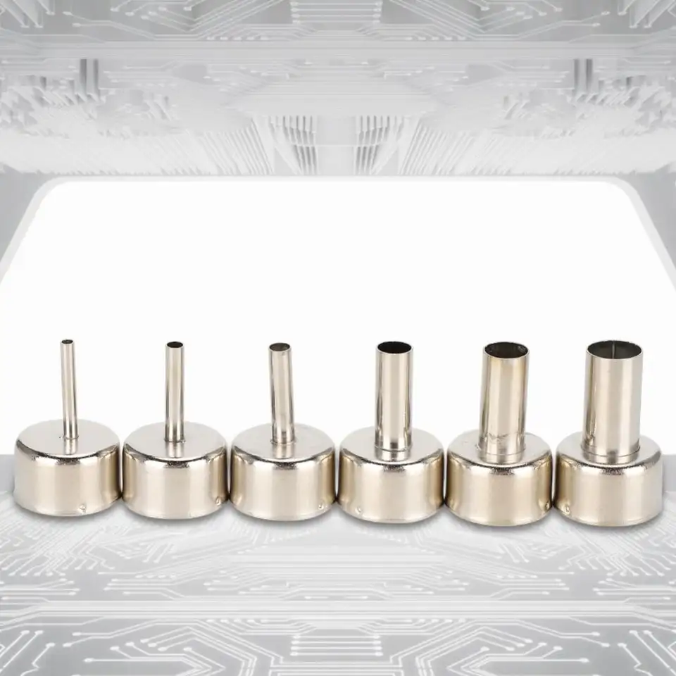 3/4/5/8/10/12mm 858D Hot Air Rework Station Nozzle High Temperature Round Nozzle Shape for SMD Rework Station Accessory image 3