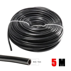 5m Black Drip Irrigation Hose - Ideal for DIY Garden Watering Systems and Versatile Blank Tubing (5M)