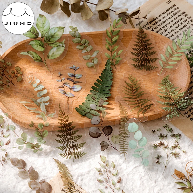 Mr.paper 40Pcs/Bag Plant Flower Series Decorative Diary Sticker Scrapbook Planner Decorative Stationery Sticker