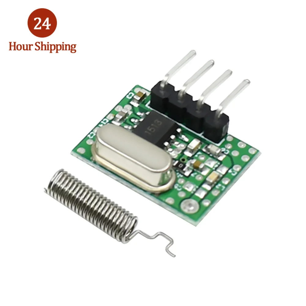 RF Receptor e Módulo Transmissor, Superheterodyne, Controles Remotos para Arduino, Módulo sem fio, Kits DIY, 433 Mhz