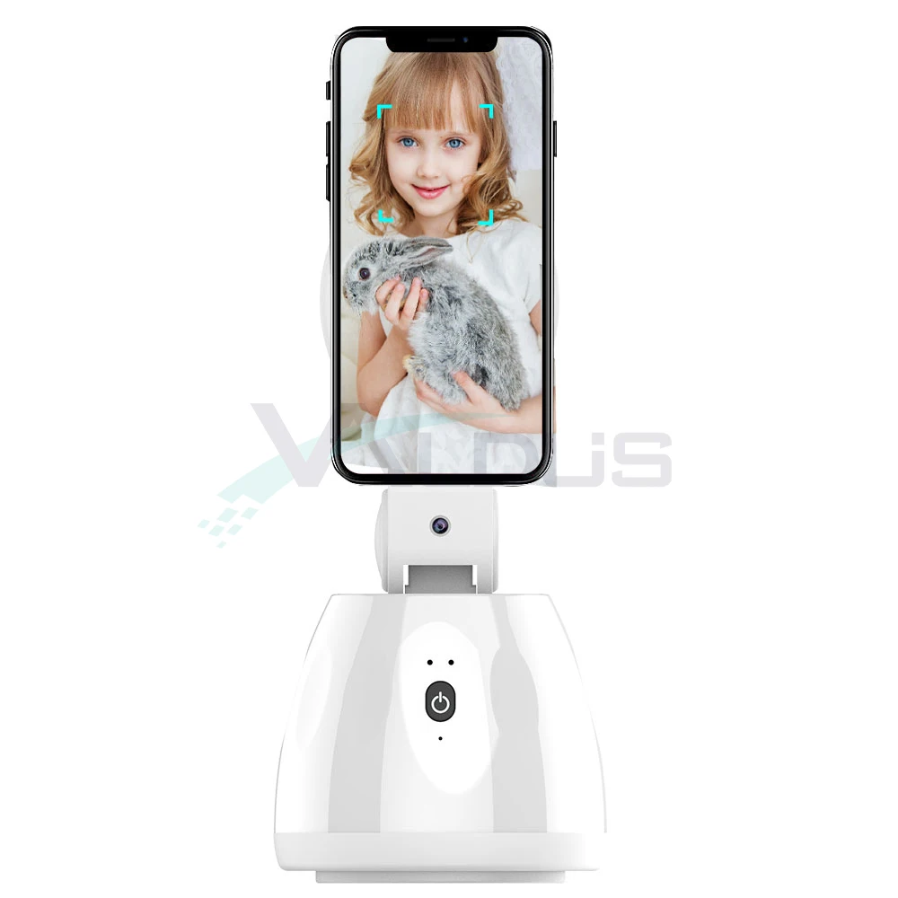 Valdus 2022 Amazon Vlog Live Selfie Stick 360 Rotation Auto Smart Face Tracking Objest Shooting Phone Holder Stand Tripod