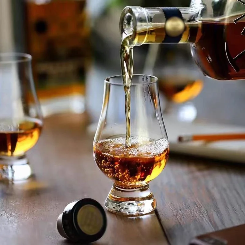 Whiskey Glass 1/3/6PCS Transparent Lead Free Crystal